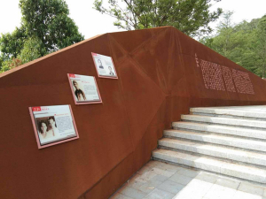 聊城耐候钢挡土墙